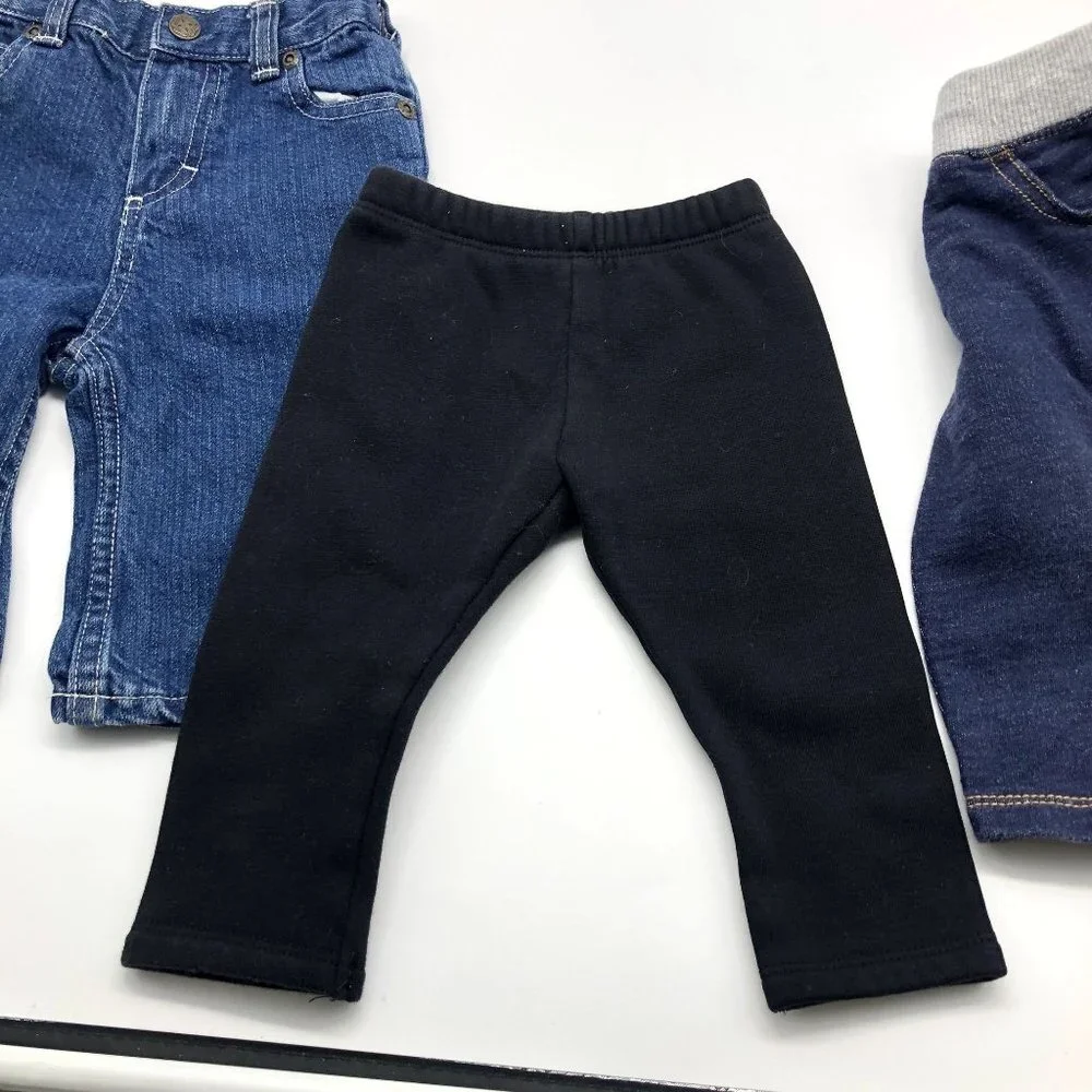 Baby 3-6M Pants BUNDLE‎ Bottoms Oshkosh Carter's Under Armour Jeans Pull On